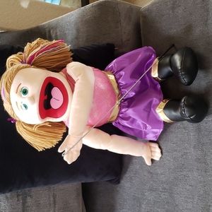 Ventriloquist Girl Doll